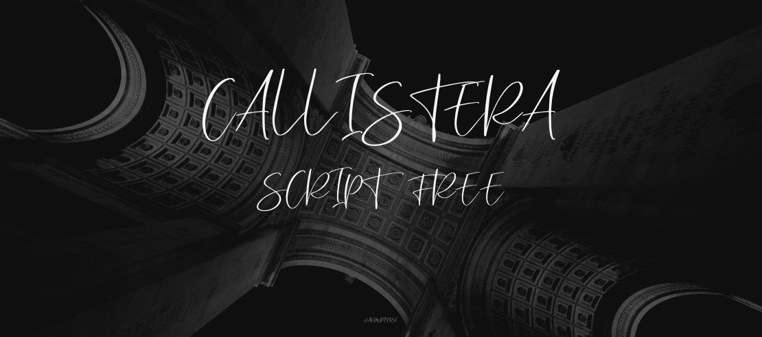 Callistera Script Free Font