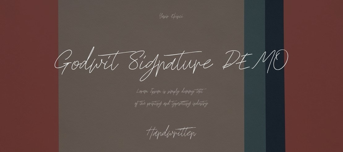 Godwit Signature DEMO Font