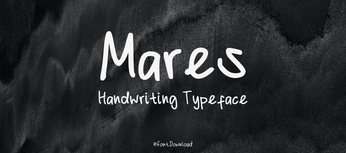 Mares Handwriting Font