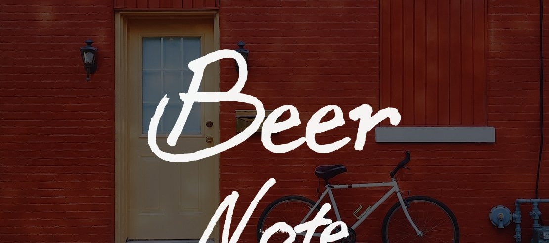 BEER NOTE Font