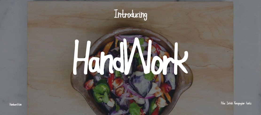 HandWork Font