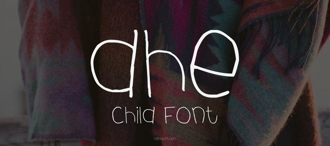 dhe child font