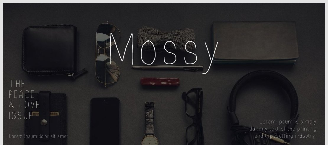 Mossy Font