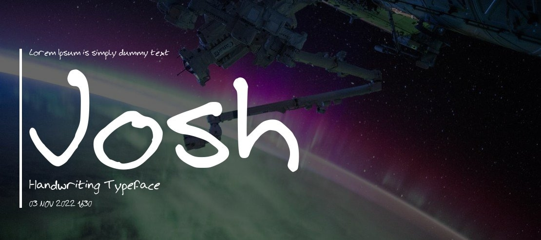 Josh Handwriting Font