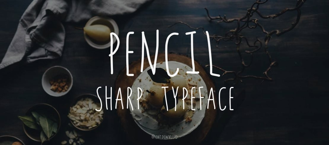 PENCIL SHARP Font