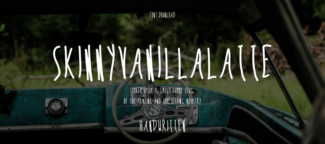 SkinnyVanillaLatte Font