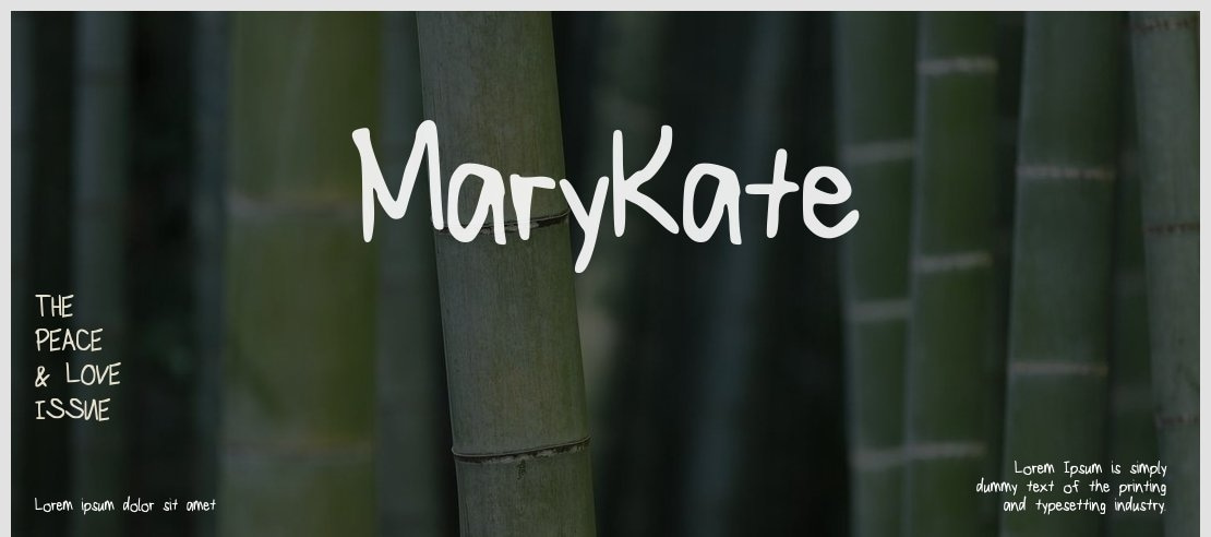 MaryKate Font