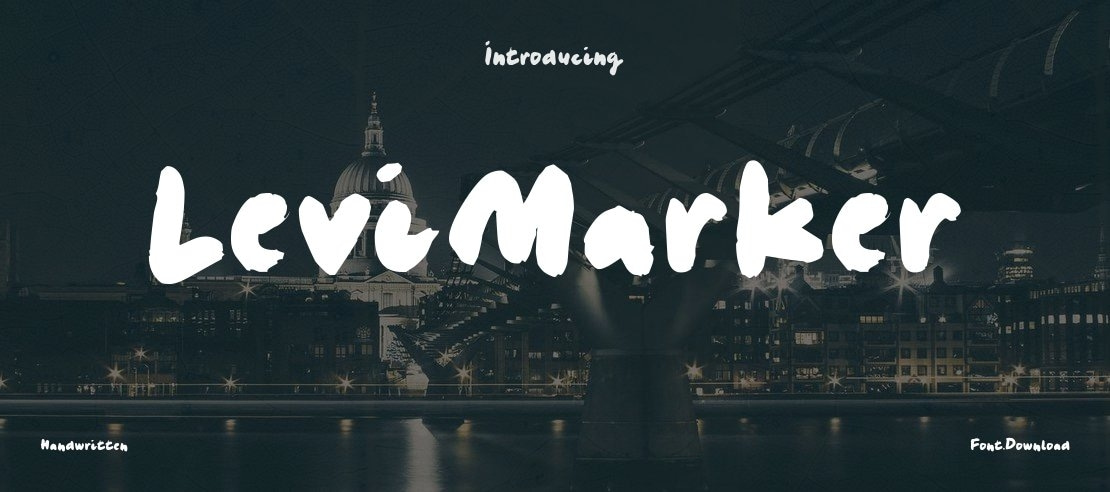 LeviMarker Font