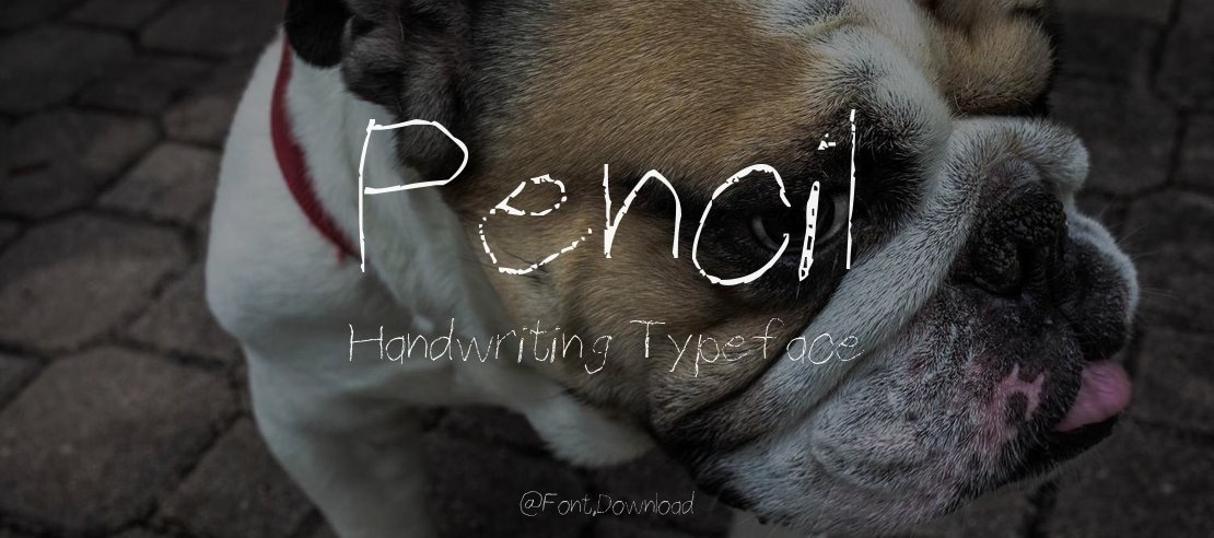 Pencil Handwriting Font
