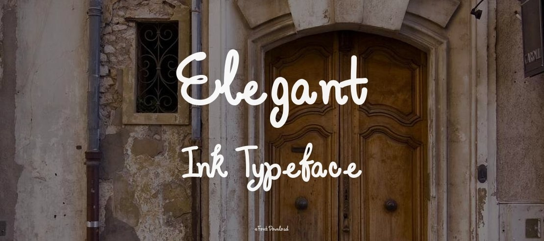 Elegant Ink Font