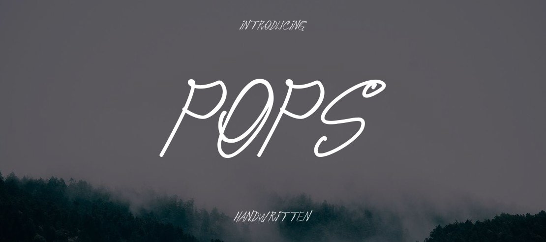 pops Font Family