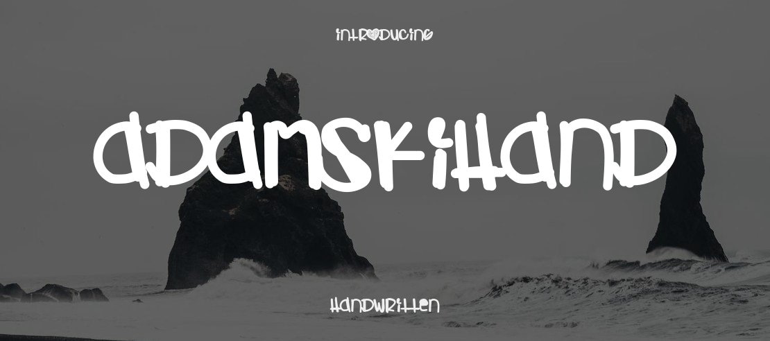 AdamskiHand Font