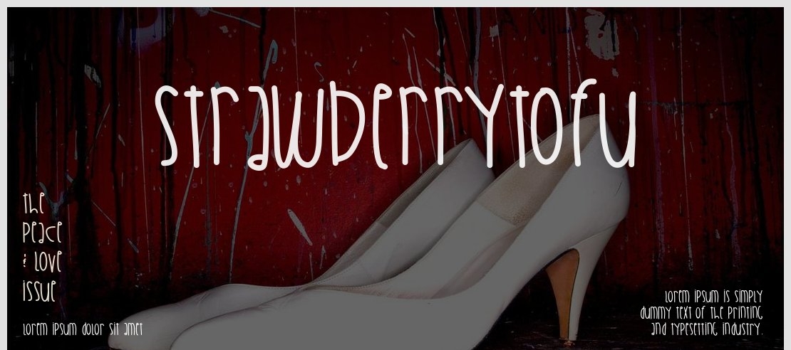 StrawberryTofu Font