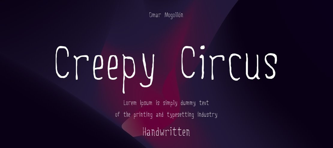 Creepy Circus Font