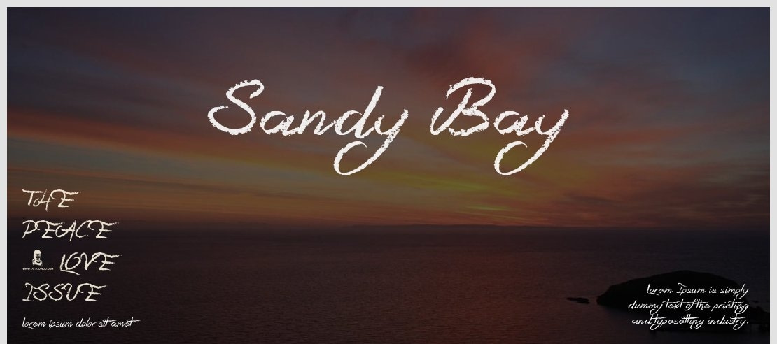 Sandy Bay Font