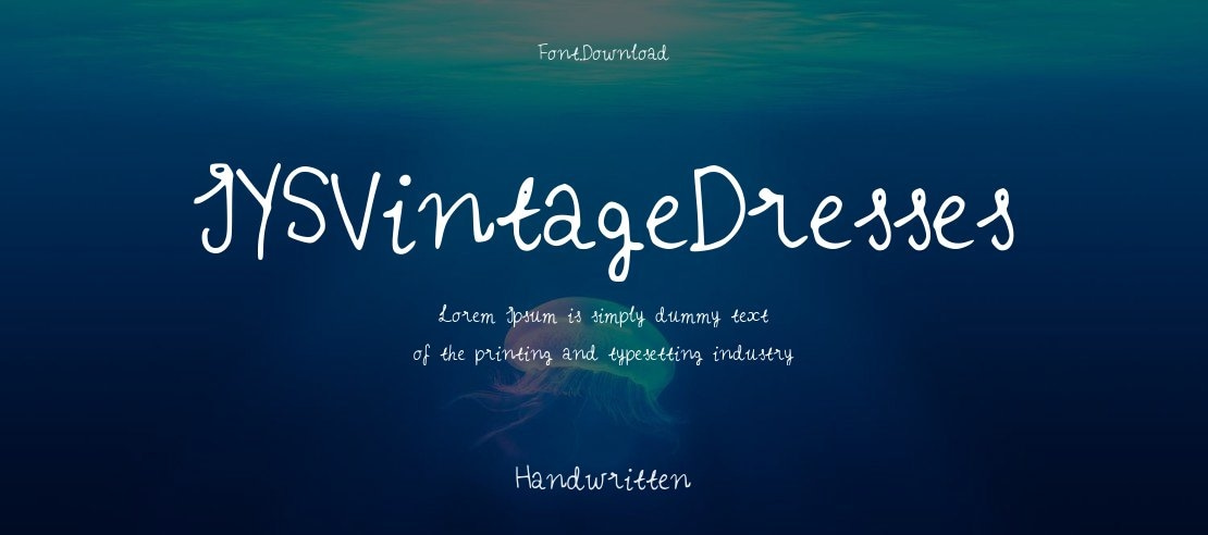 IYSVintageDresses Font