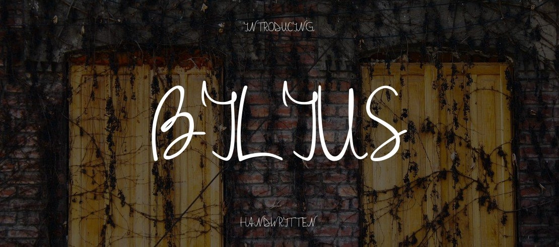 Bilius Font