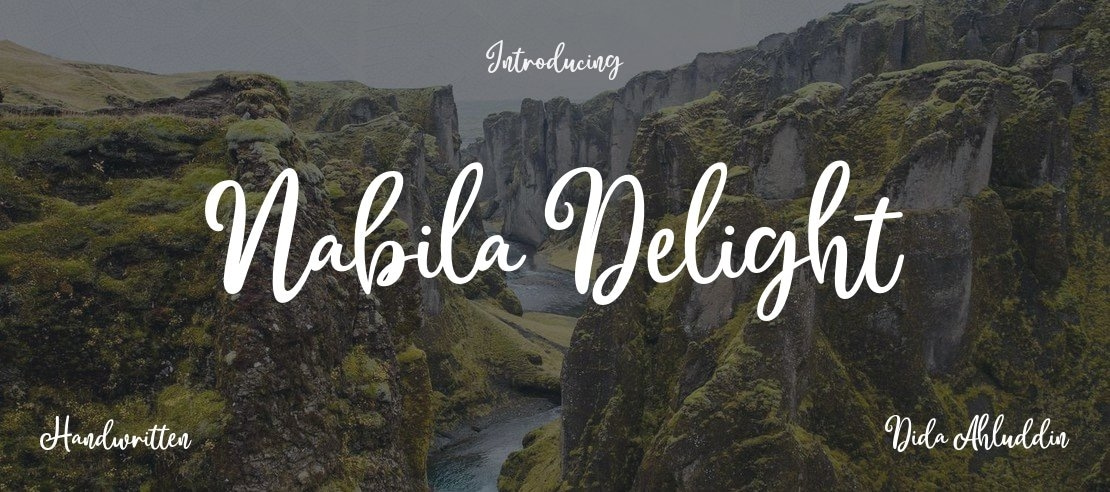 Nabila Delight Font