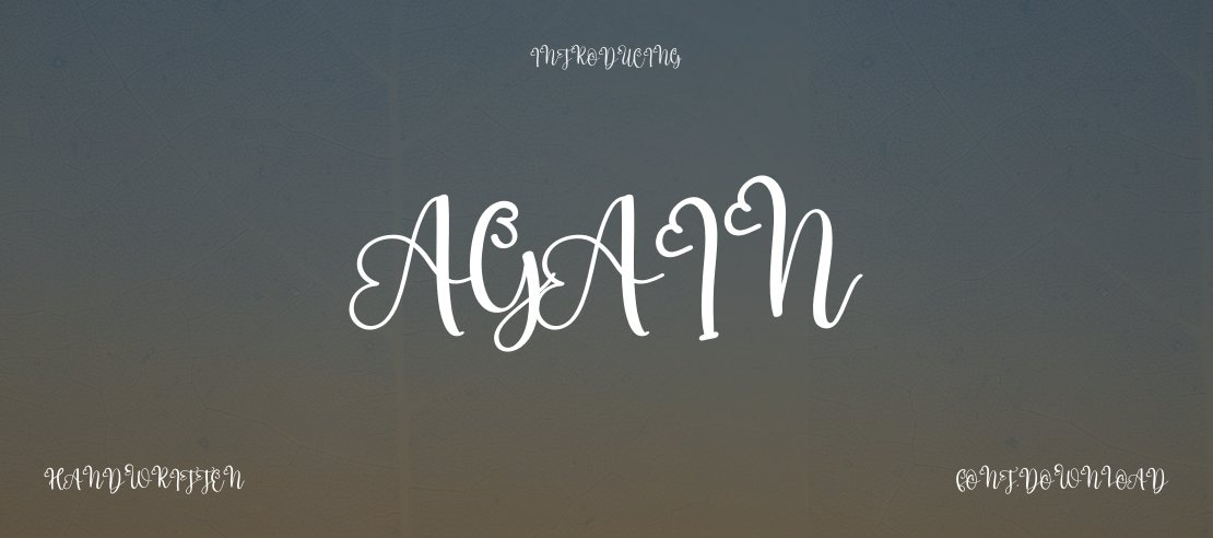 Again Font