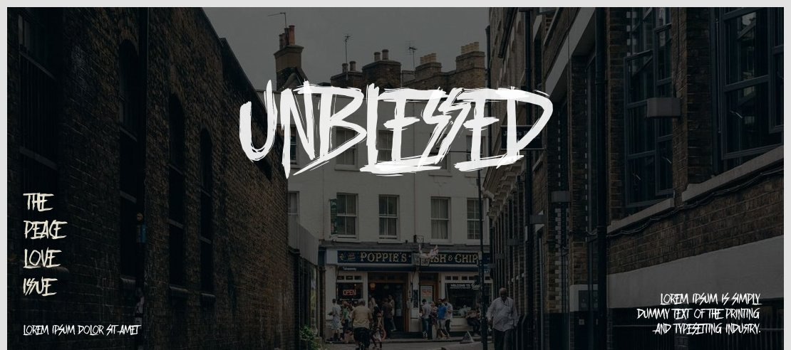 Unblessed Font