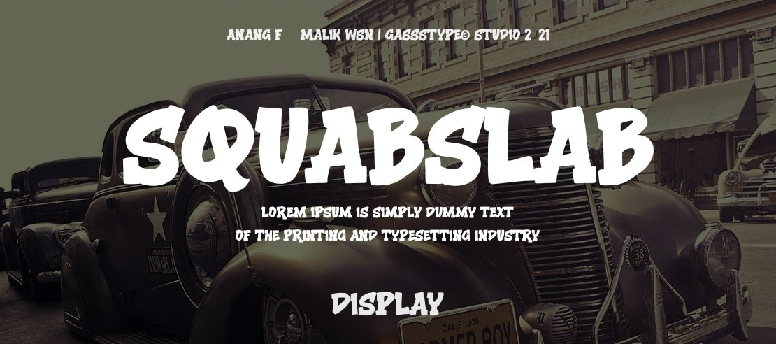 Squabslab Font