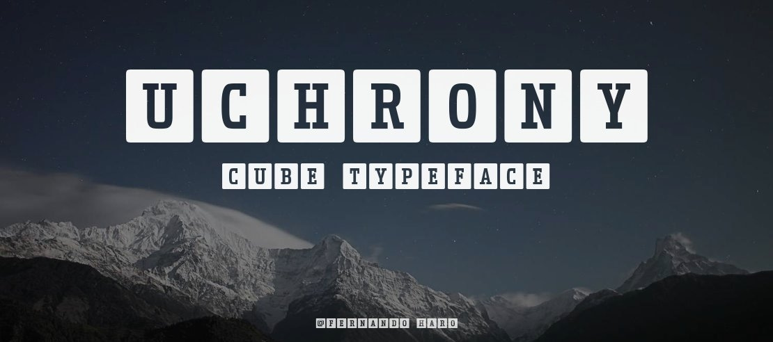 Uchrony Cube Font Family