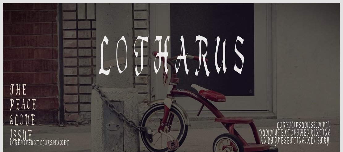 Lotharus Font Family