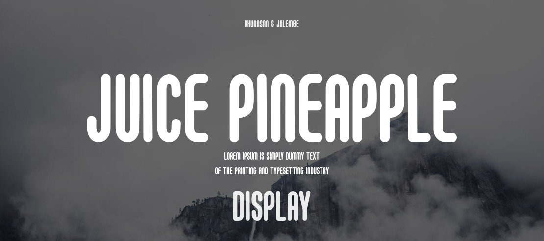 Juice Pineapple Font