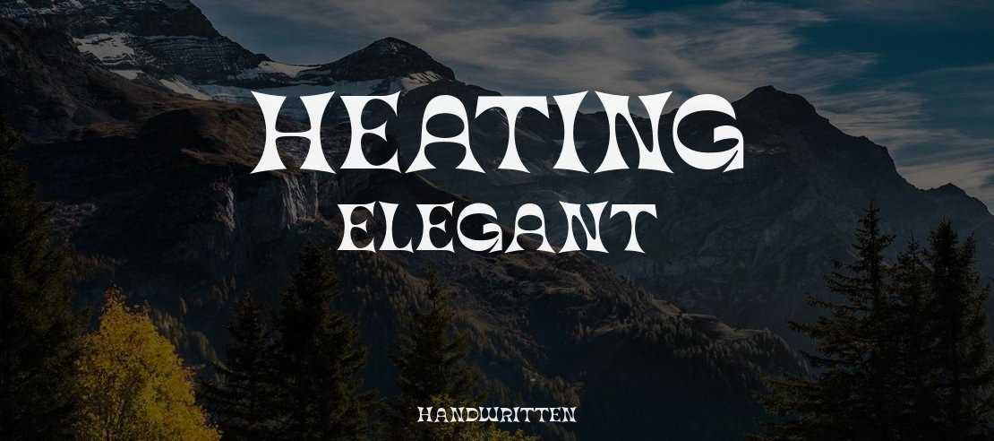 Heating Elegant Font