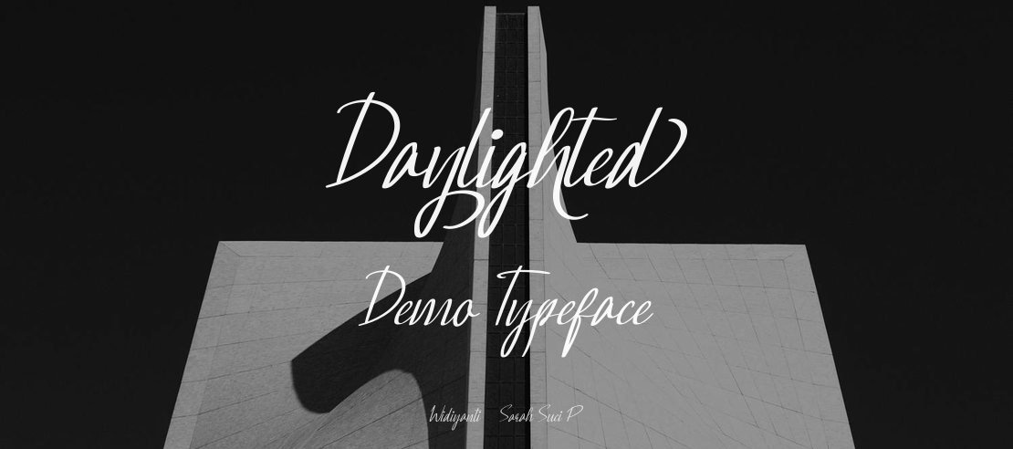 Daylighted Demo Font