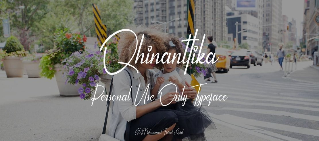 Qhinanttika Personal Use Only Font