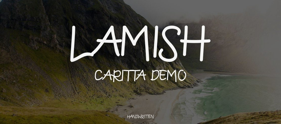 Lamish Caritta Demo Font