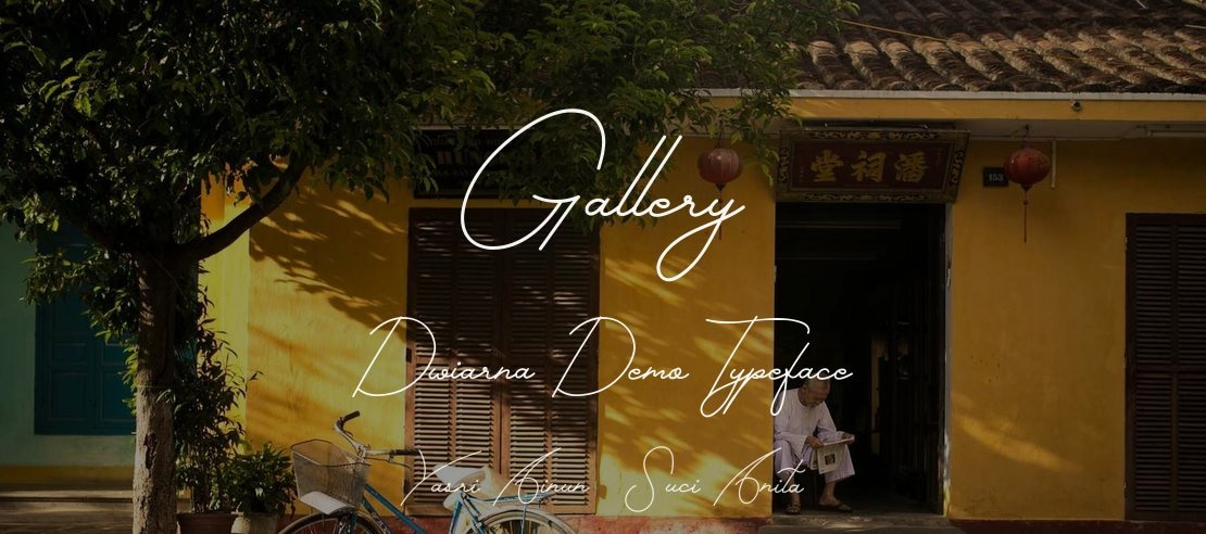 Gallery Dwiarna Demo Font