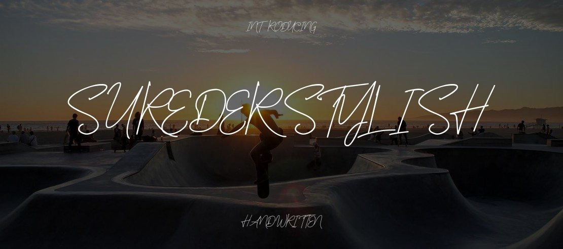 Sureder Stylish Font