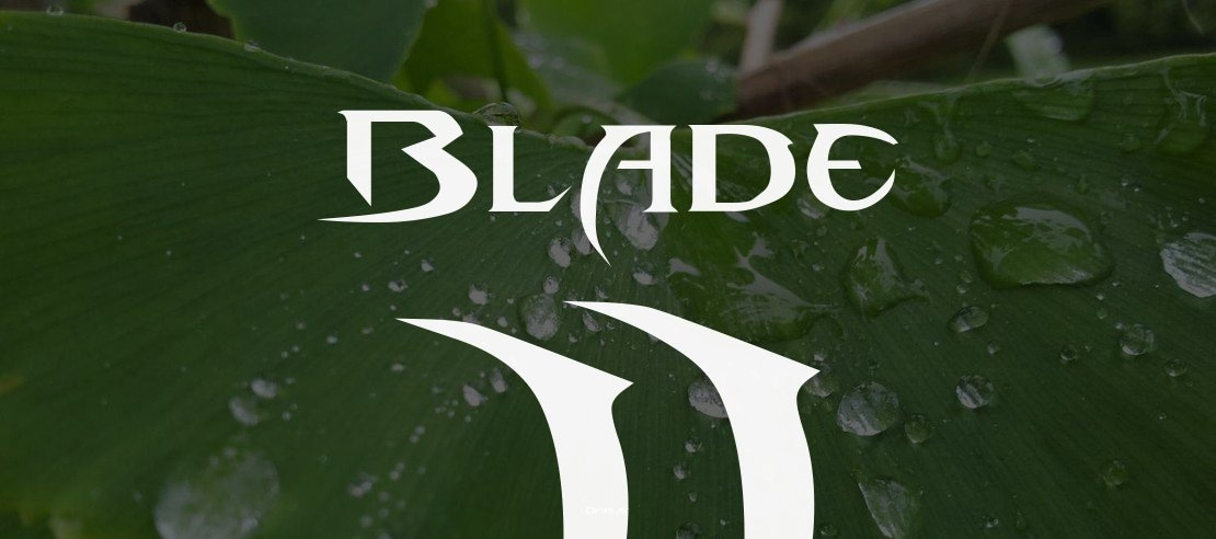 Blade 2 Font