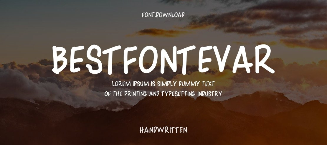 BestFontEvar Font