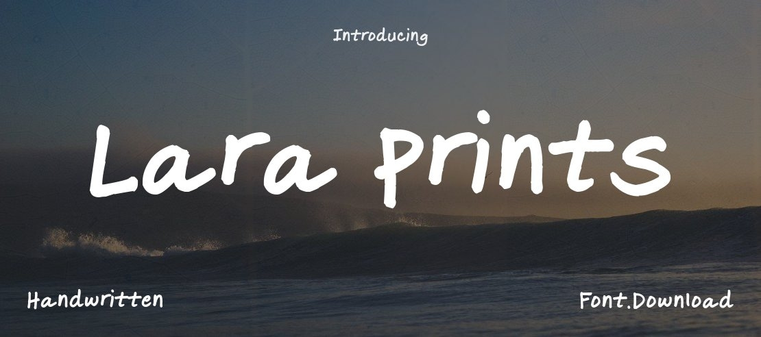 Lara Prints Font