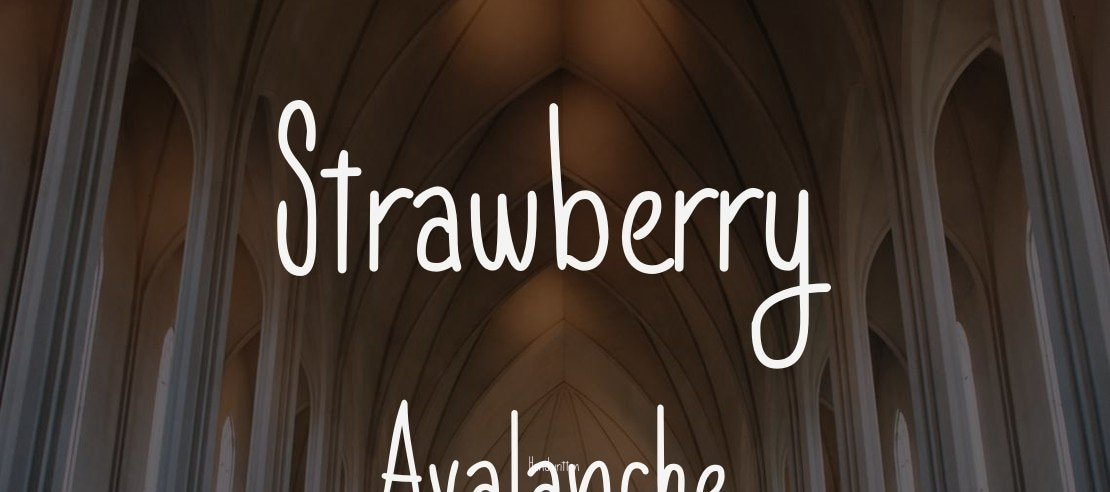 Strawberry Avalanche Font