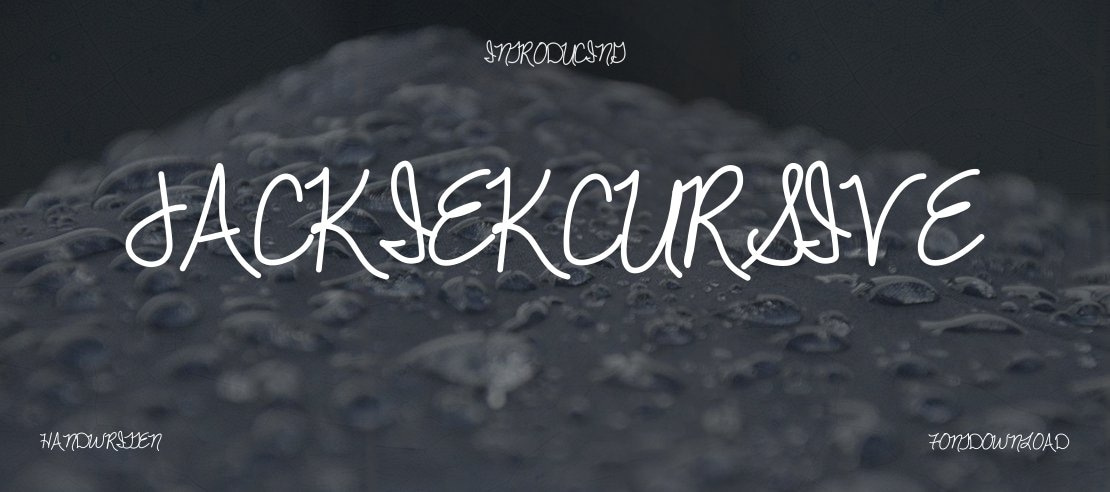 JackieKCursive Font