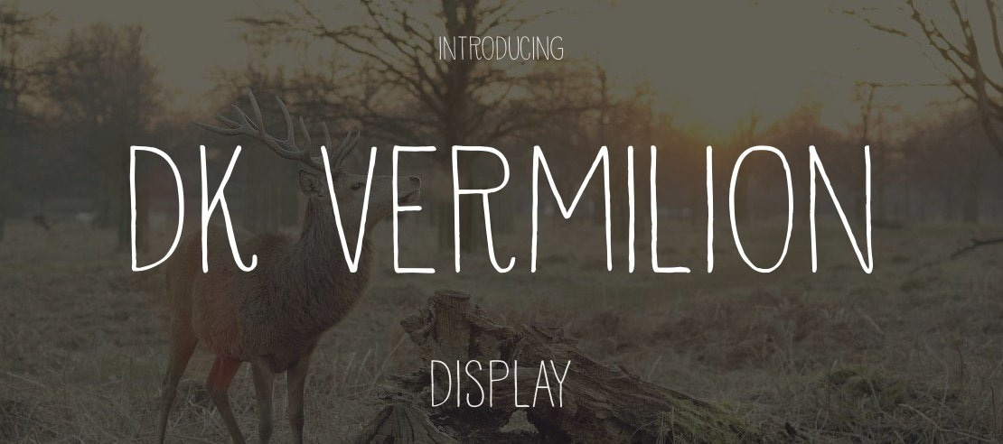 DK Vermilion Font