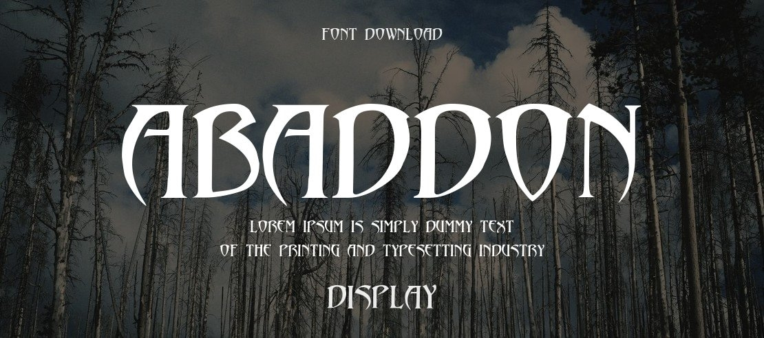 download abaddon font for photoshop