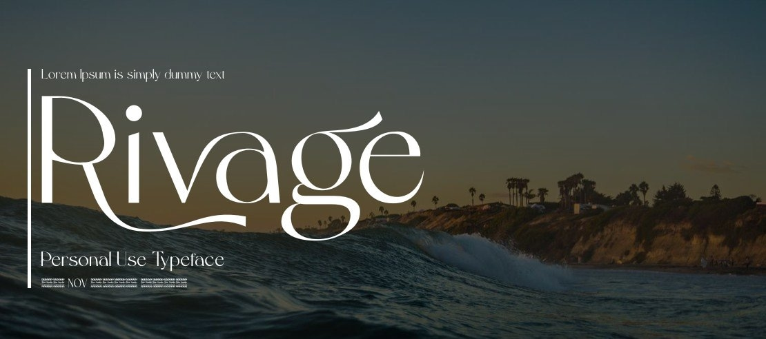 Rivage Personal Use Font