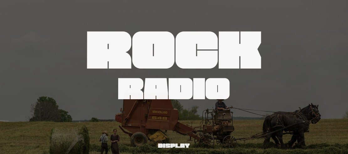 Rock Radio Font Family