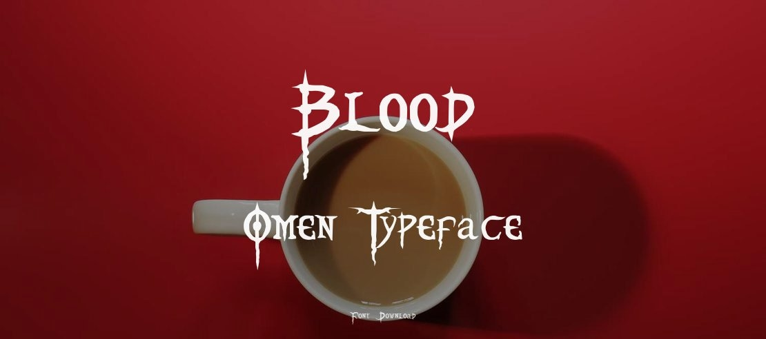 Blood Omen Font