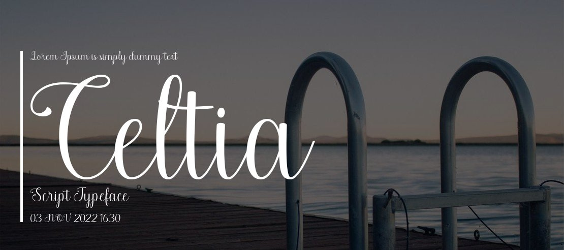 Celtia Script Font