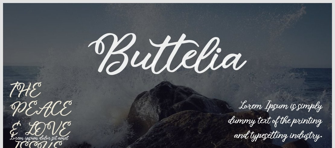 Buttelia Font