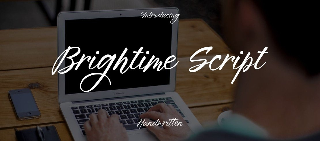 Brightime Script Font