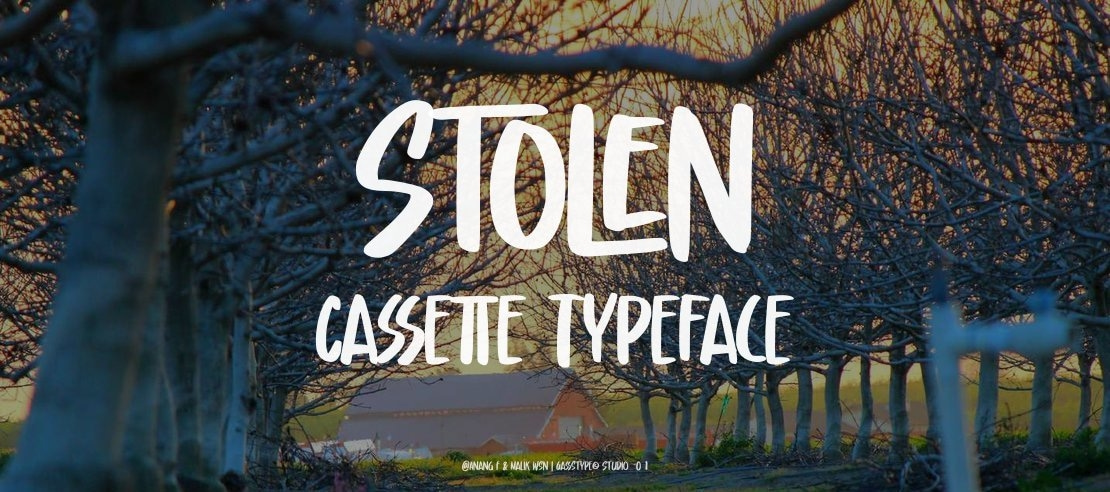 Stolen Cassette Font