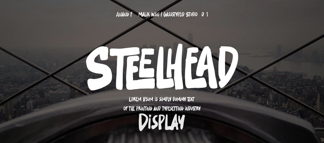 Steelhead Font