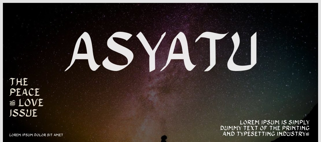 Asyatu Font